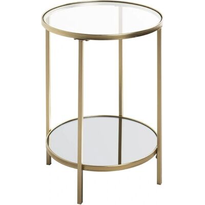 Haku Gouden Bijzettafel - 39x55 cm - Elegant Decor Haku Gouden Bijzettafel - 39x55 cm - Elegant Decor