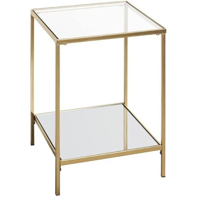 HAKU Gold Beistelltisch - 39cm x 55cm x 39cm HAKU Gold Beistelltisch - 39cm x 55cm x 39cm