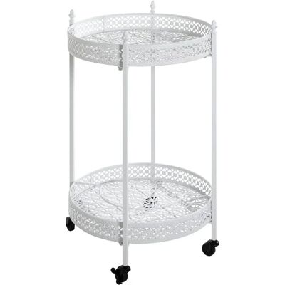 HAKU Weiß 45x74x45cm Servierwagen HAKU Weiß 45x74x45cm Servierwagen