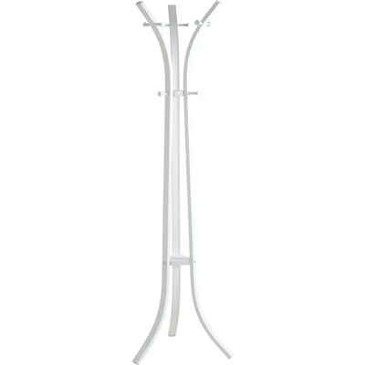 HAKU Weißer Garderobenständer - 177cm Metallständer mit 9 Haken HAKU Weißer Garderobenständer - 177cm Metallständer mit 9 Haken