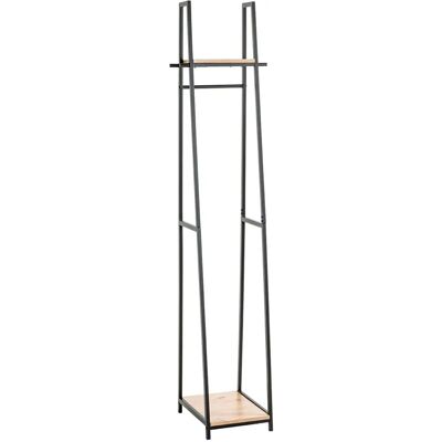 Ganci appendiabiti Haku Möbel - Nero, Rovere - 38/166/40 cm Ganci appendiabiti Haku Möbel - Nero, Rovere - 38/166/40 cm