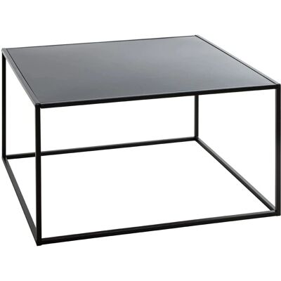 Haku Möbel Beistelltisch Metall schwarz 70x70x40cm Haku Möbel Beistelltisch Metall schwarz 70x70x40cm