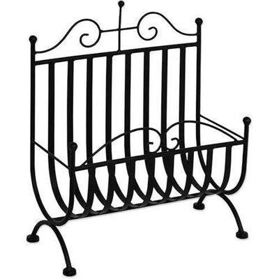 Fekete újságtartó - 37x44x18cm - Elegáns antik stílus Fekete újságtartó - 37x44x18cm - Elegáns antik stílus