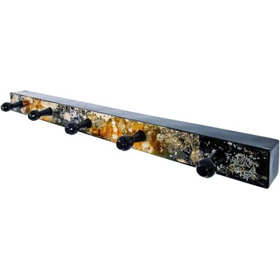 Wieszak Na Ścianę HAKU - 5 Haczyków, Metal, 75x11cm Wieszak Na Ścianę HAKU - 5 Haczyków, Metal, 75x11cm