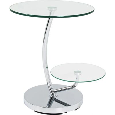Silver Metallbord - 52x55x52cm Silver Metallbord - 52x55x52cm