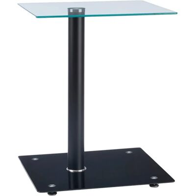 Haku Möbel Harley Couchtisch - Quadratisch Glas und Metall - 40x52 cm Haku Möbel Harley Couchtisch - Quadratisch Glas und Metall - 40x52 cm