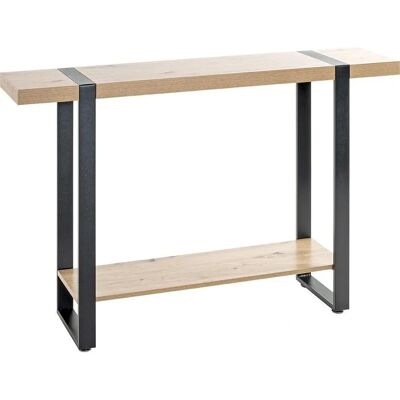 Table Console Bergen Eiche de Haku - Structure Métallique, 25kg Max Table Console Bergen Eiche de Haku - Structure Métallique, 25kg Max