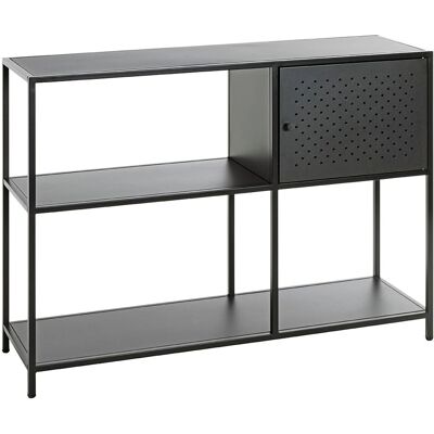 Haku Möbel Bücherregal schwarz 100x30x75 cm Haku Möbel Bücherregal schwarz 100x30x75 cm