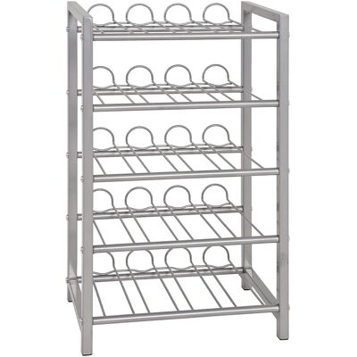 Haku Moebel Aluminium Weinregal 34 x 22 x 59 cm - Weinregal Haku Moebel Aluminium Weinregal 34 x 22 x 59 cm - Weinregal