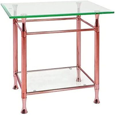 Haku Meubels Quinton Koperen Glazen Salontafel - Salontafel Haku Meubels Quinton Koperen Glazen Salontafel - Salontafel