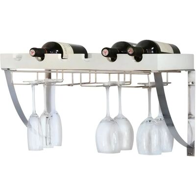 HAKU Möbel - 44263 - Chrom - Weinregal HAKU Möbel - 44263 - Chrom - Weinregal