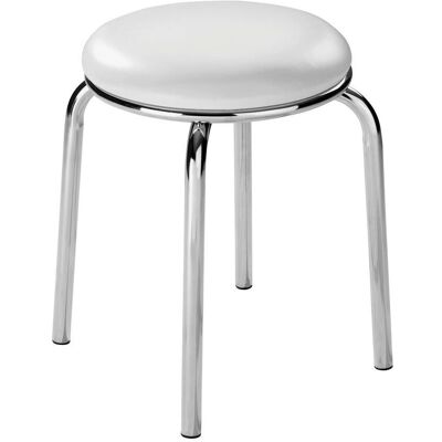 Sconto Weiß Runder Stapelhocker - Hocker Sconto Weiß Runder Stapelhocker - Hocker