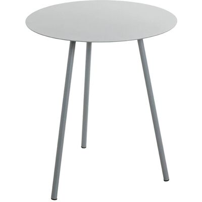 Haku Meubles Estella - Table Basse et Table d'Appoint en Métal Gris - 40x45x40 cm Haku Meubles Estella - Table Basse et Table d'Appoint en Métal Gris - 40x45x40 cm