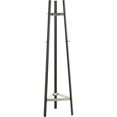 HAKU Möbel Kleiderständer - 9 Haken, 47x177 cm, Schwarz/Silber HAKU Möbel Kleiderständer - 9 Haken, 47x177 cm, Schwarz/Silber