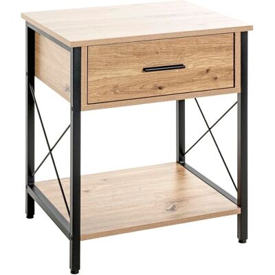HAKU Meubel Console Eiken 45x40x60 cm - Bijzettafel HAKU Meubel Console Eiken 45x40x60 cm - Bijzettafel