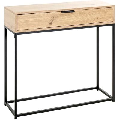 Haku Meubles Table Console Chêne - 80 x 28 x 77 cm Haku Meubles Table Console Chêne - 80 x 28 x 77 cm