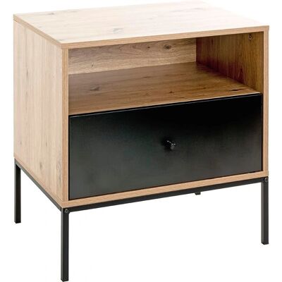 Haku Meble Stolik nocny Dąb - 55x42x60cm - Stolik nocny Haku Meble Stolik nocny Dąb - 55x42x60cm - Stolik nocny