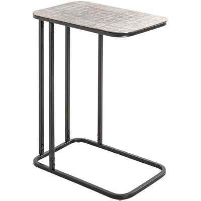 HAKU Möbel Bradley - Stahl- und Aluminium-Couchtisch - 46x29x62cm HAKU Möbel Bradley - Stahl- und Aluminium-Couchtisch - 46x29x62cm