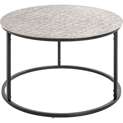 HAKU Möbel Coraline - Couchtisch, Stahl, Aluminium, Schwarz, Silber HAKU Möbel Coraline - Couchtisch, Stahl, Aluminium, Schwarz, Silber