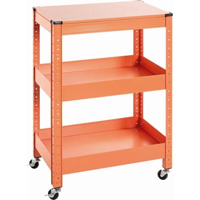 HAKU Möbel Servierwagen orange - 50,0 x 32,0 x 75,0 cm HAKU Möbel Servierwagen orange - 50,0 x 32,0 x 75,0 cm