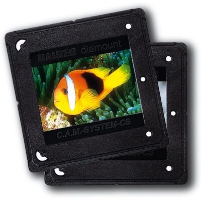 Kaiser Fototechnik C.A.M./CS Diarahmen - Schwarz, 24x36mm, 100 Stück Kaiser Fototechnik C.A.M./CS Diarahmen - Schwarz, 24x36mm, 100 Stück