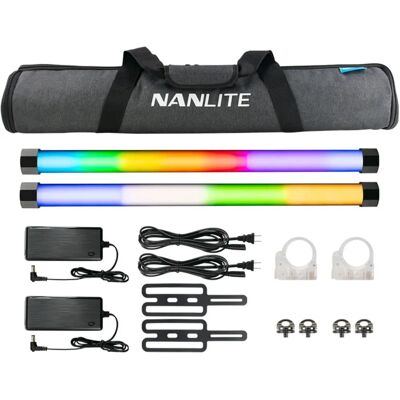 Nanlite PavoTube II 15X 2Kit - Tubo LED RGB, Luce da studio Nanlite PavoTube II 15X 2Kit - Tubo LED RGB, Luce da studio