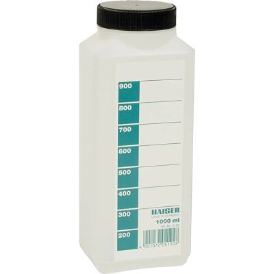 Bouteille de stockage chimique Kaiser 4192 - 1000ml Blanc - Publicité Bouteille de stockage chimique Kaiser 4192 - 1000ml Blanc - Publicité