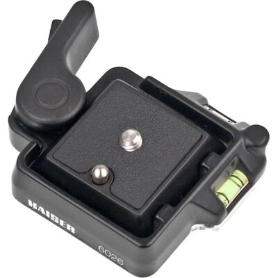 Accessorio di montaggio fotocamera Kaiser Fototechnik 6026 - Piastra di sgancio rapido in alluminio Accessorio di montaggio fotocamera Kaiser Fototechnik 6026 - Piastra di sgancio rapido in alluminio
