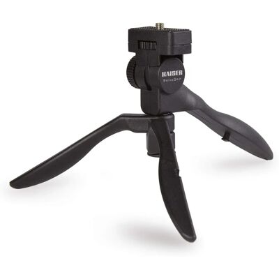 Mini Trépied Kaiser SwingGrip - Trépied de bureau avec tête inclinable - 11.5cm - Publicité Mini Trépied Kaiser SwingGrip - Trépied de bureau avec tête inclinable - 11.5cm - Publicité