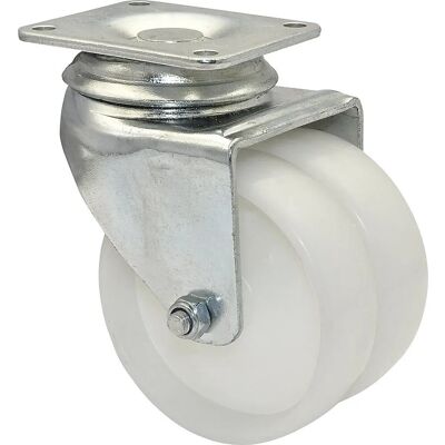 Wagner ECO Doppel-Pivotrollen - Räder 75mm - Kunststoff Wagner ECO Doppel-Pivotrollen - Räder 75mm - Kunststoff