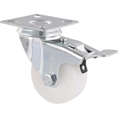 Ruedas giratorias Wagner ECO - Soporta 50kg - 50mm Plástico con Bloqueo Ruedas giratorias Wagner ECO - Soporta 50kg - 50mm Plástico con Bloqueo