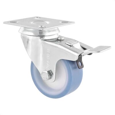 Wagner Eco Griff-Rad - Tragkraft 50kg, Ø50mm, TPR, Bremsfunktion Wagner Eco Griff-Rad - Tragkraft 50kg, Ø50mm, TPR, Bremsfunktion