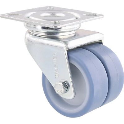 Wagner Eco Doppelte Drehrollen - Ø50mm, Packung mit 4 Wagner Eco Doppelte Drehrollen - Ø50mm, Packung mit 4