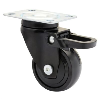 Wagner 3C Meblowe kółka - Obracające z hamulcem, Ø 50mm Wagner 3C Meblowe kółka - Obracające z hamulcem, Ø 50mm