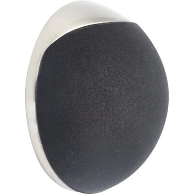 Wagner Wandtürstopper - Zink, 38mm, Silber/Schwarz Wagner Wandtürstopper - Zink, 38mm, Silber/Schwarz