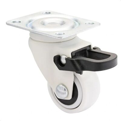 Roues de mobilier série 3C Wagner - 12mm largeur, pivotantes avec frein, Ø 25mm - Publicité Roues de mobilier série 3C Wagner - 12mm largeur, pivotantes avec frein, Ø 25mm - Publicité