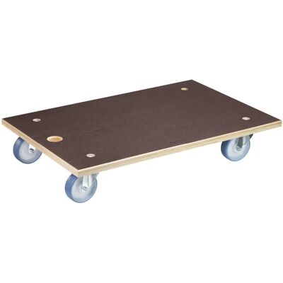 Carro de transporte MaxiGRIP Wagner - 780x490 mm, Marrón Oscuro Carro de transporte MaxiGRIP Wagner - 780x490 mm, Marrón Oscuro