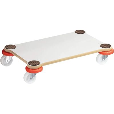 Carrinho de transporte Wagner - 52x32cm, Max 200kg, MDF, Fácil Carrinho de transporte Wagner - 52x32cm, Max 200kg, MDF, Fácil