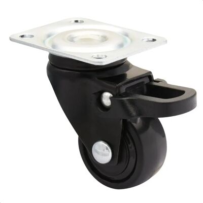 Rotelle per mobili Wagner 3C - Nero, 12mm Larghezza, 25mm Diametro Rotelle per mobili Wagner 3C - Nero, 12mm Larghezza, 25mm Diametro
