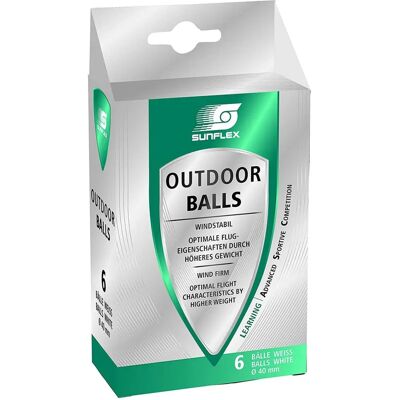 Sunflex - 20611 - Weiß - 40+ - Tischtennisball Sunflex - 20611 - Weiß - 40+ - Tischtennisball