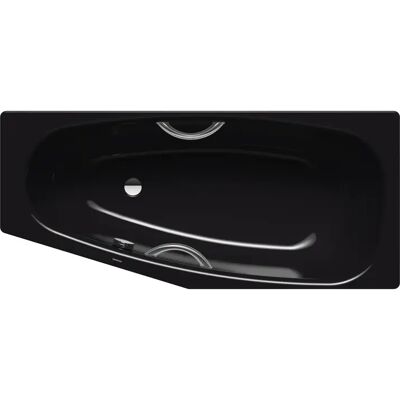 Kaldewei Mini Star Badewanne links - Trapez, Schwarz, Stahl-Email Kaldewei Mini Star Badewanne links - Trapez, Schwarz, Stahl-Email