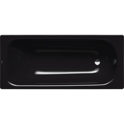 Kaldewei Saniform Plus Badewanne 170x75cm - Rechteckig, Stahl Email, Schwarz Kaldewei Saniform Plus Badewanne 170x75cm - Rechteckig, Stahl Email, Schwarz