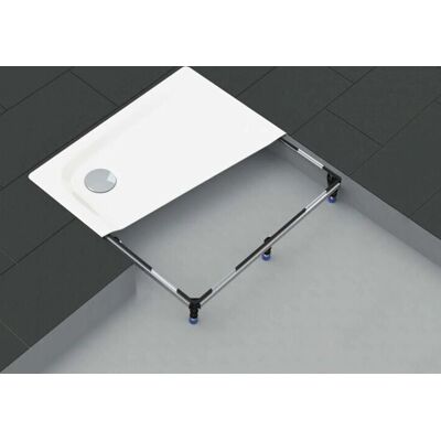 Cadru de duș Kaldewei Plus - Potrivit pentru cădițe de duș plane și ultra plate Cadru de duș Kaldewei Plus - Potrivit pentru cădițe de duș plane și ultra plate