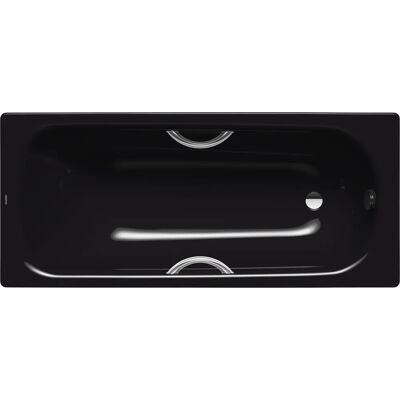 Kaldewei Saniform Plus Rechteckbadewanne - Ergonomisch, Stahl-Email, Schwarz Kaldewei Saniform Plus Rechteckbadewanne - Ergonomisch, Stahl-Email, Schwarz