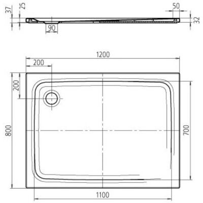 Kaldewei Superplan Classic Piatti Doccia - Extra Piatto, Bianco, Antiscivolo Kaldewei Superplan Classic Piatti Doccia - Extra Piatto, Bianco, Antiscivolo