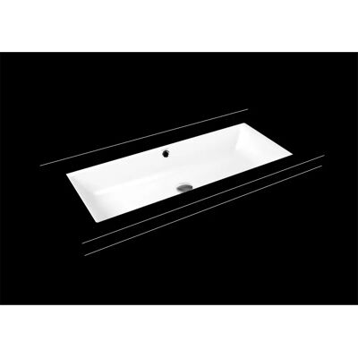 Lavabo empotrado Kaldewei Puro - Rectángulo, con rebosadero - 90x38,5cm Lavabo empotrado Kaldewei Puro - Rectángulo, con rebosadero - 90x38,5cm