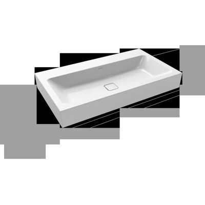 Lavabo da Parete Cono Rettangolare - Finitura in Ceramica Premium Lavabo da Parete Cono Rettangolare - Finitura in Ceramica Premium