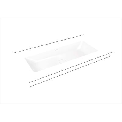 Lavabo empotrado Kaldewei Cono - Acabado cerámico premium, Sin sobrellenado, Alemania Lavabo empotrado Kaldewei Cono - Acabado cerámico premium, Sin sobrellenado, Alemania