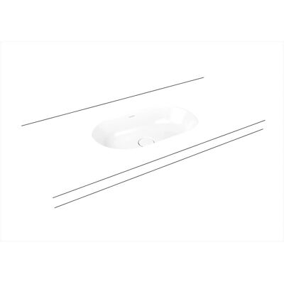 Lavabo da incasso Kaldewei Centro - Bianco, 61x38cm, Senza troppo pieno Lavabo da incasso Kaldewei Centro - Bianco, 61x38cm, Senza troppo pieno