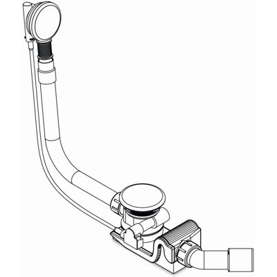Kit di scarico e troppo pieno Kaldewei per Ellipso / Centro Duo - Bianco Kit di scarico e troppo pieno Kaldewei per Ellipso / Centro Duo - Bianco